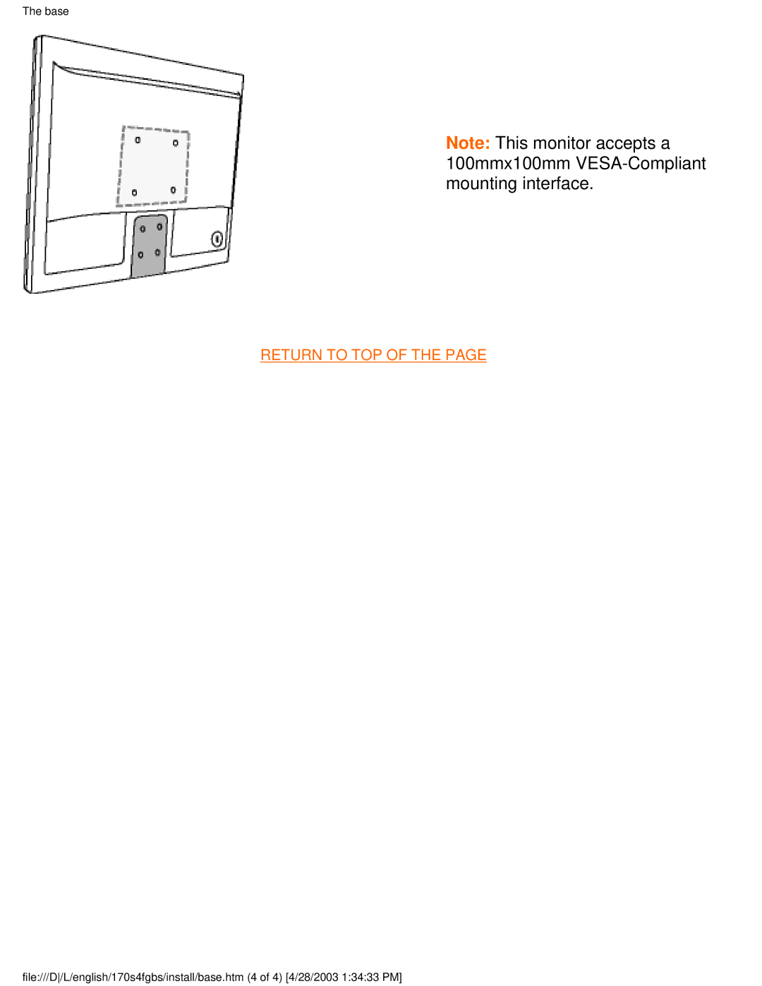 Philips 170S4FG, 170S4FS user manual Return to TOP 