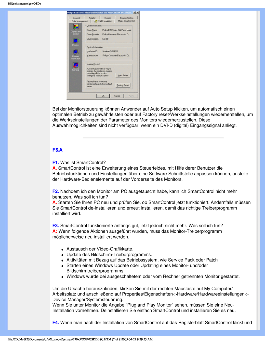 Philips 170X5FB/00, 170X5FB/93 user manual 