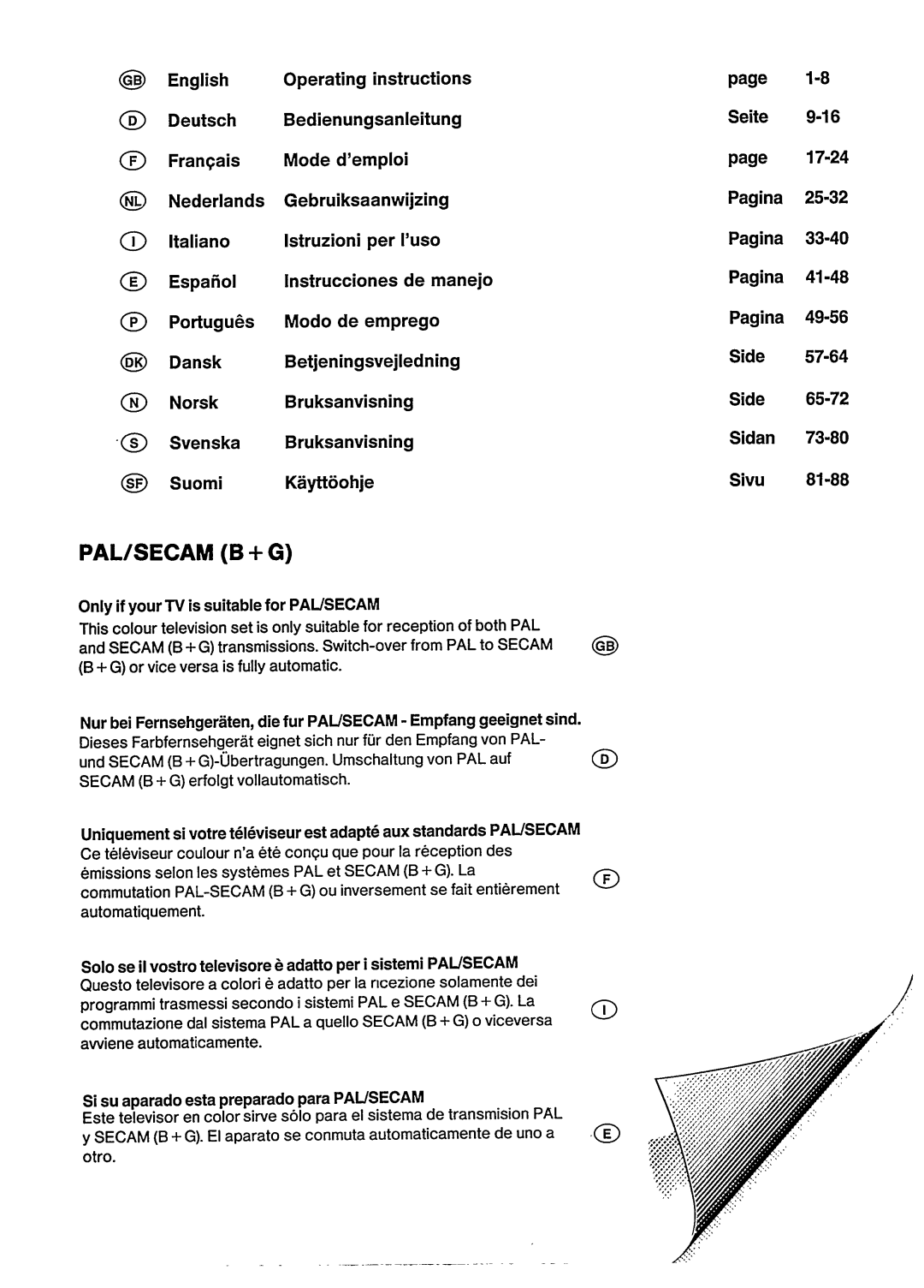 Philips 15GR2330, 17GR2340, 21GR2350, 14GR2320 manual 