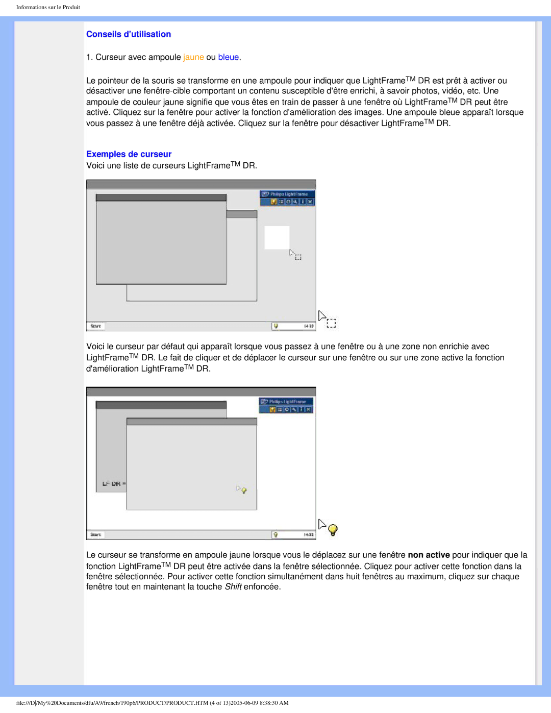 Philips 190P6 user manual Conseils dutilisation 