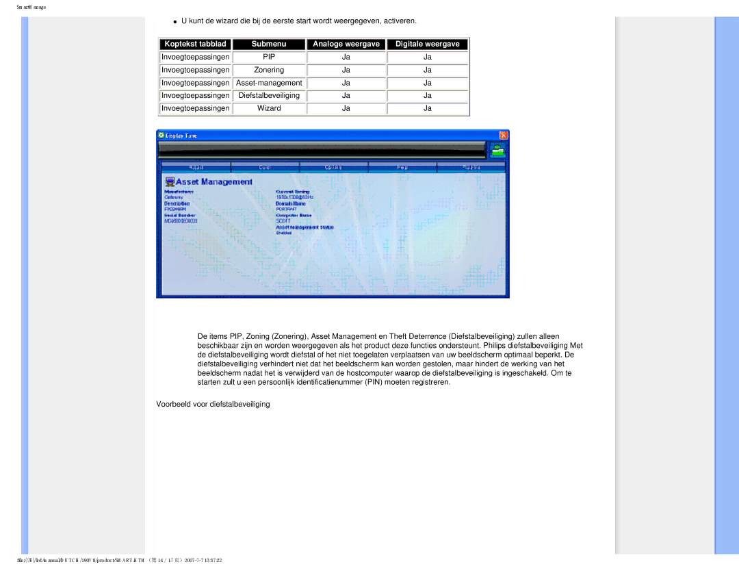 Philips 190V8 user manual Pip 