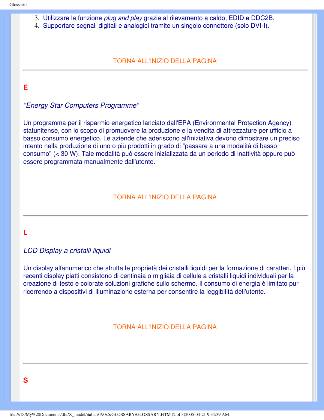 Philips 190X5 user manual Energy Star Computers Programme 