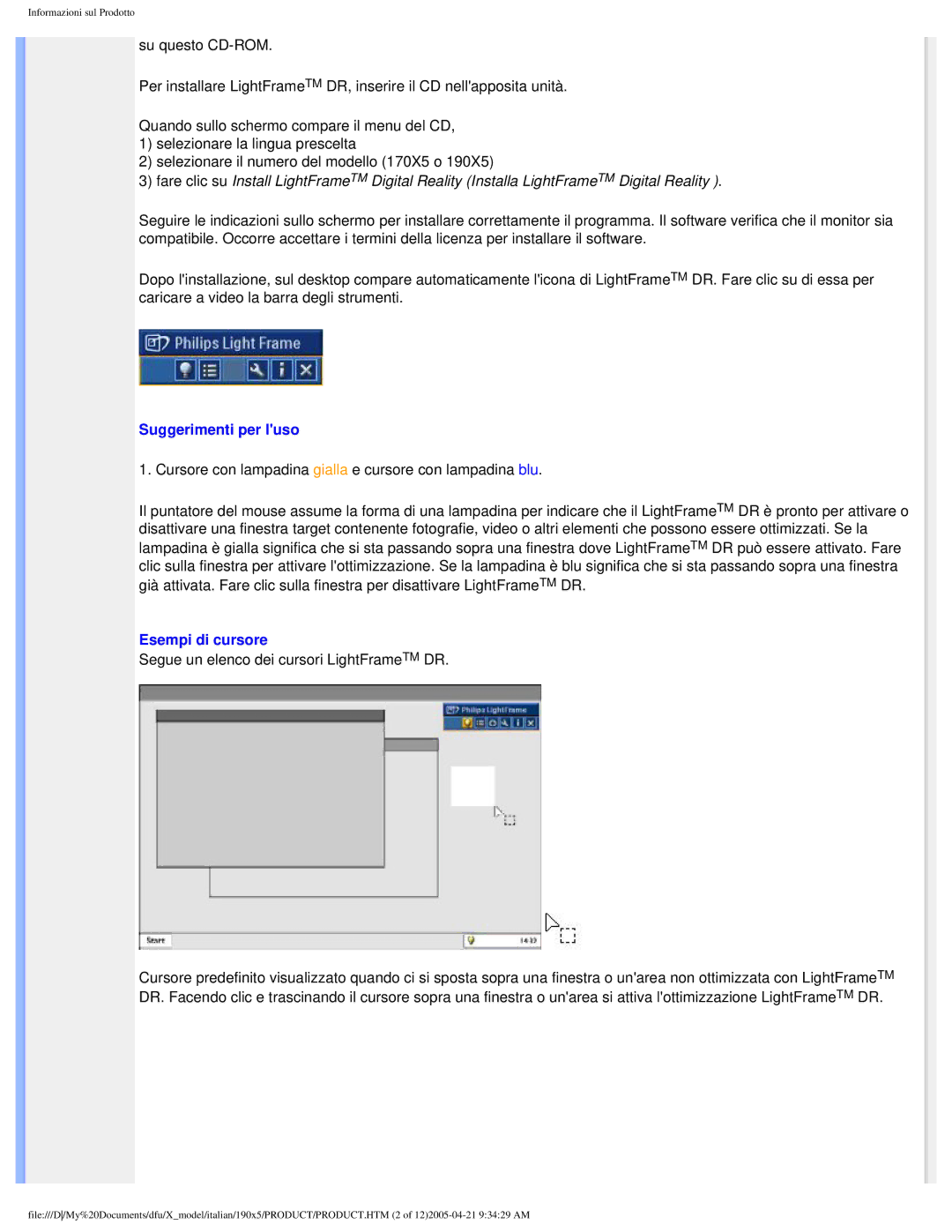 Philips 190X5 user manual Suggerimenti per luso 