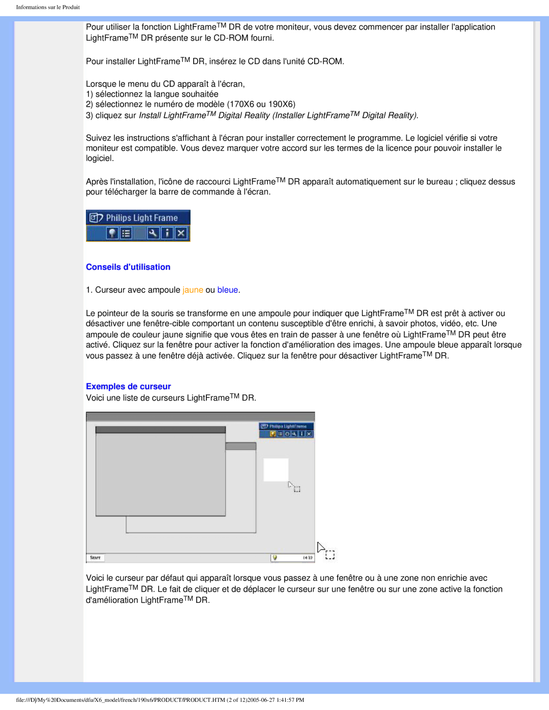 Philips 190X6 user manual Conseils dutilisation 