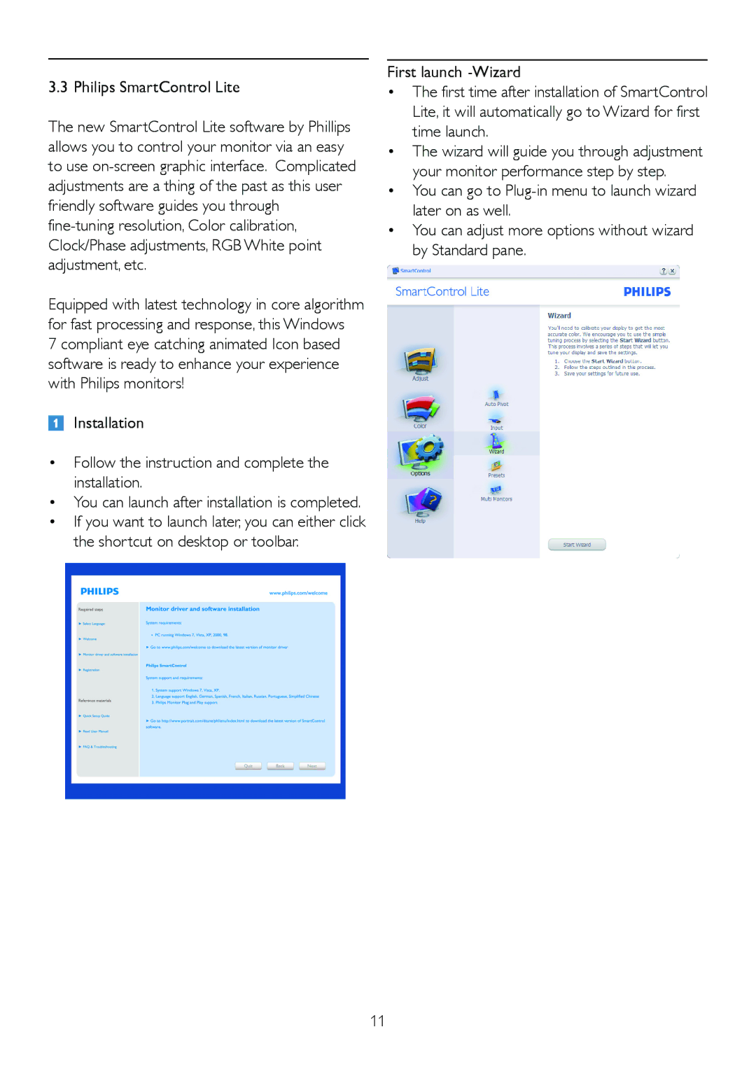 Philips 1.92E+04, 192EL2 user manual Philips SmartControl Lite 