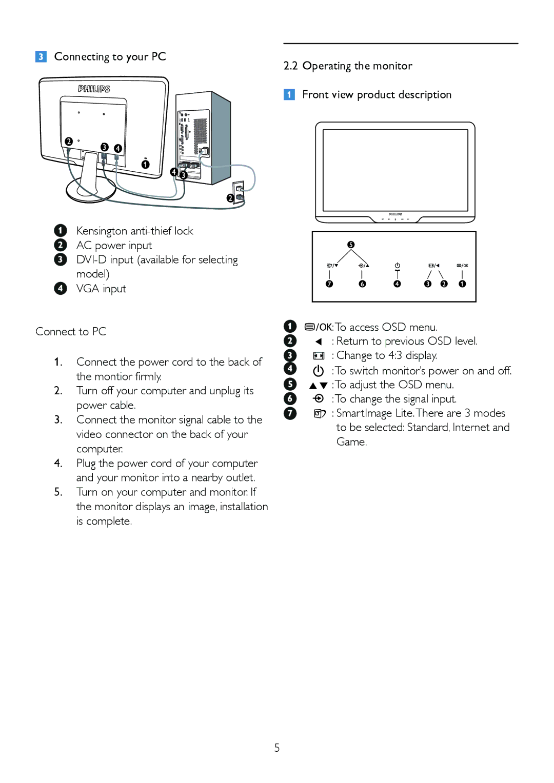 Philips 1.92E+04, 192EL2 user manual 