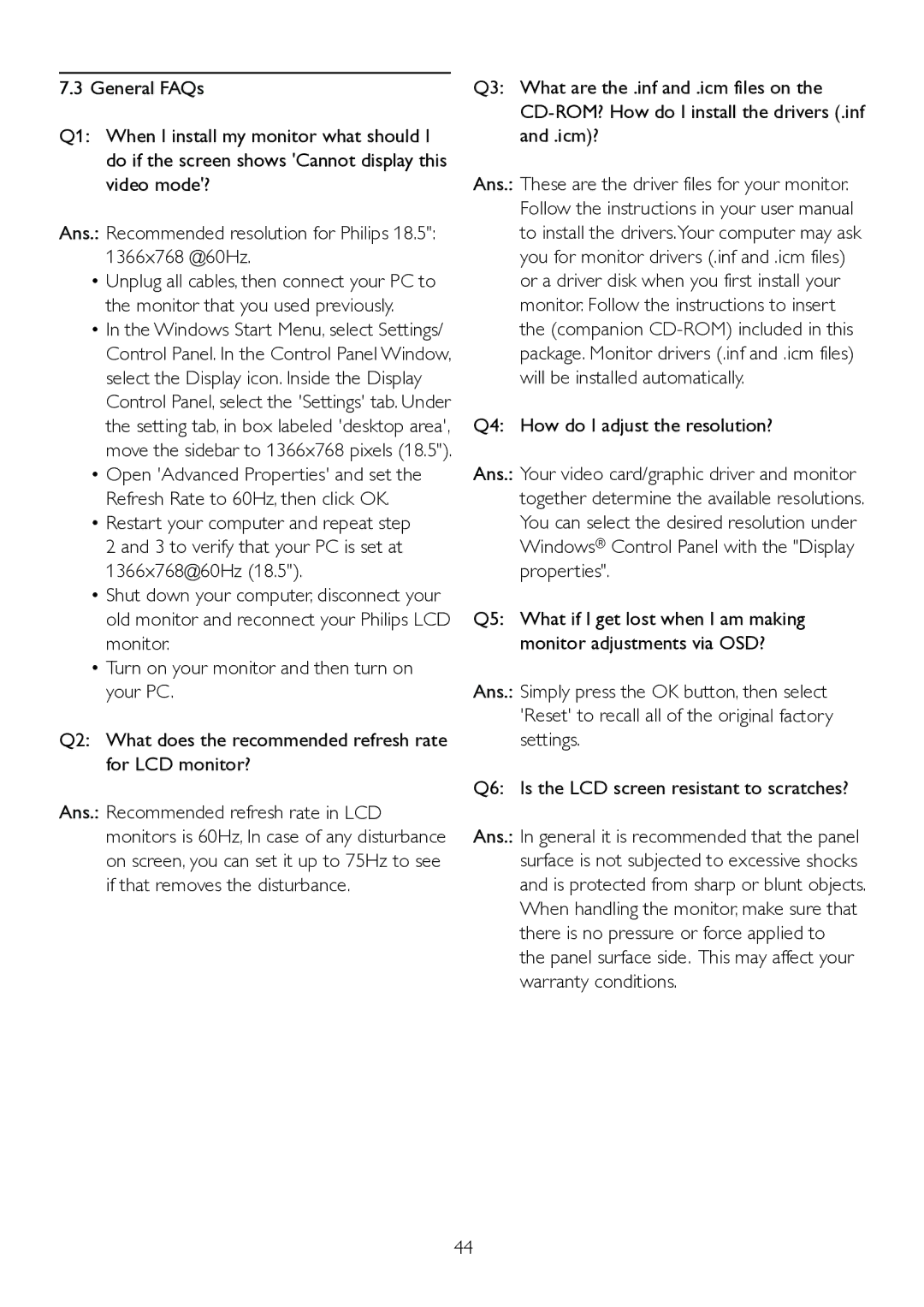 Philips 192EL2SB, 192E2 user manual 