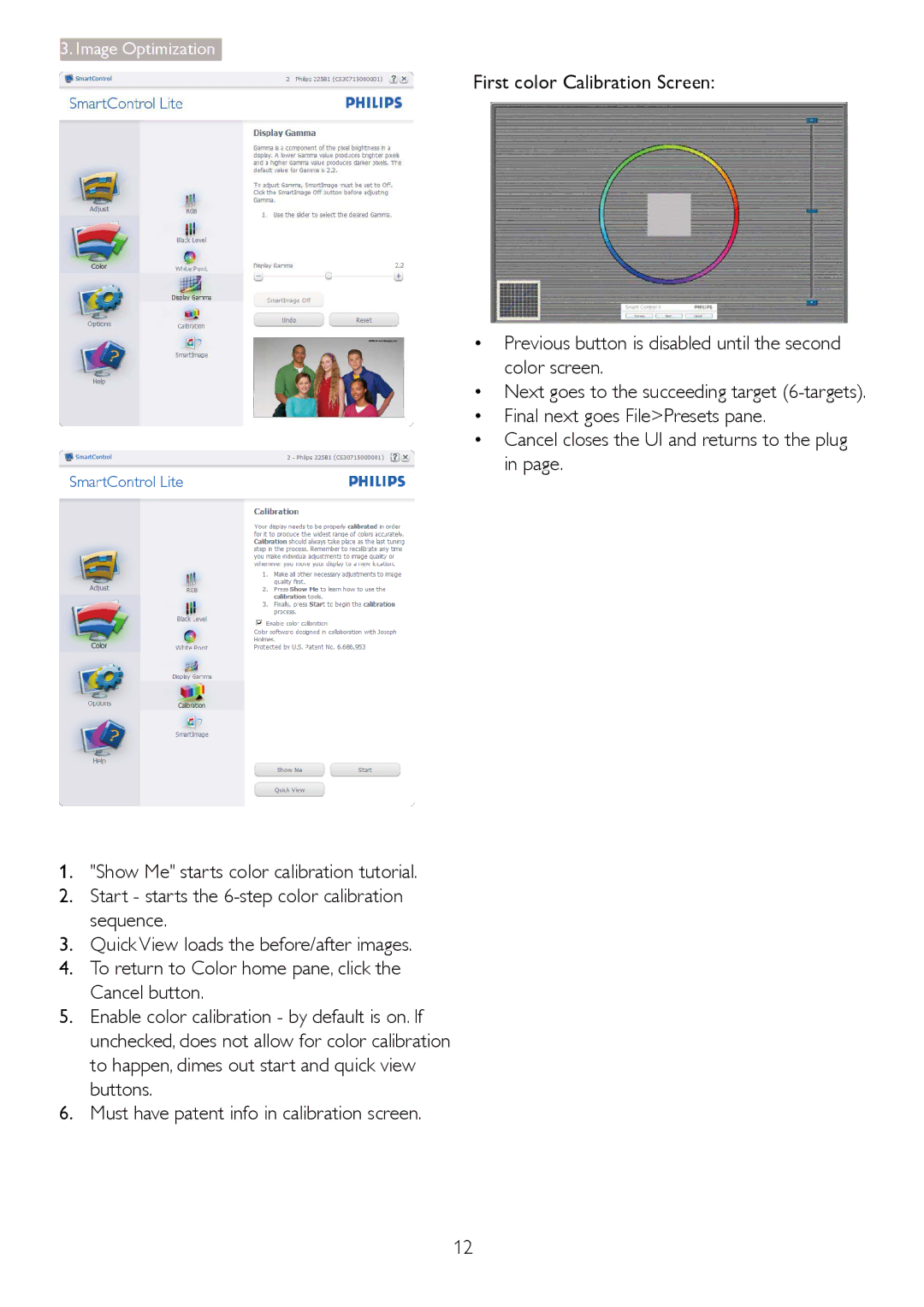 Philips 196V3 user manual Image Optimization 