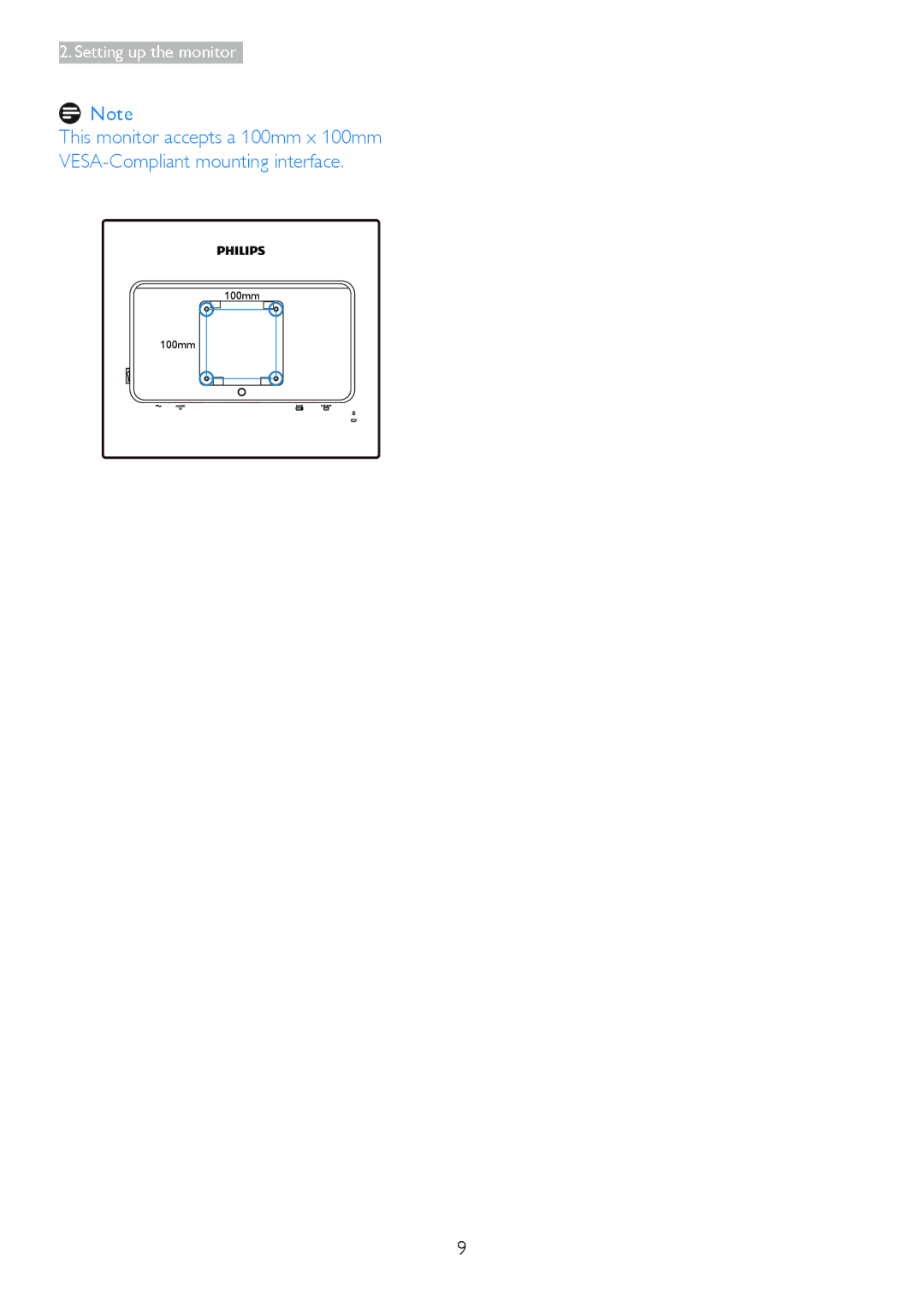 Philips 19B4LPCB/27 user manual 100mm 