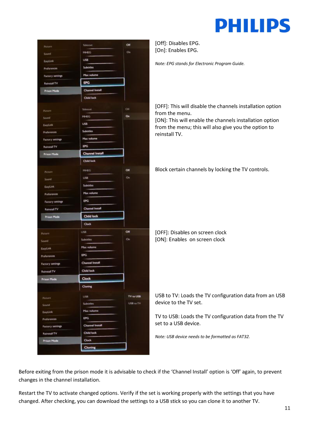 Philips 19HFL3233D/10 installation manual 