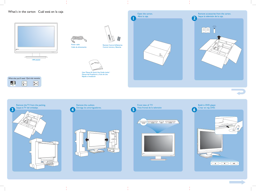 Philips 19PFL5622D/37E manual 