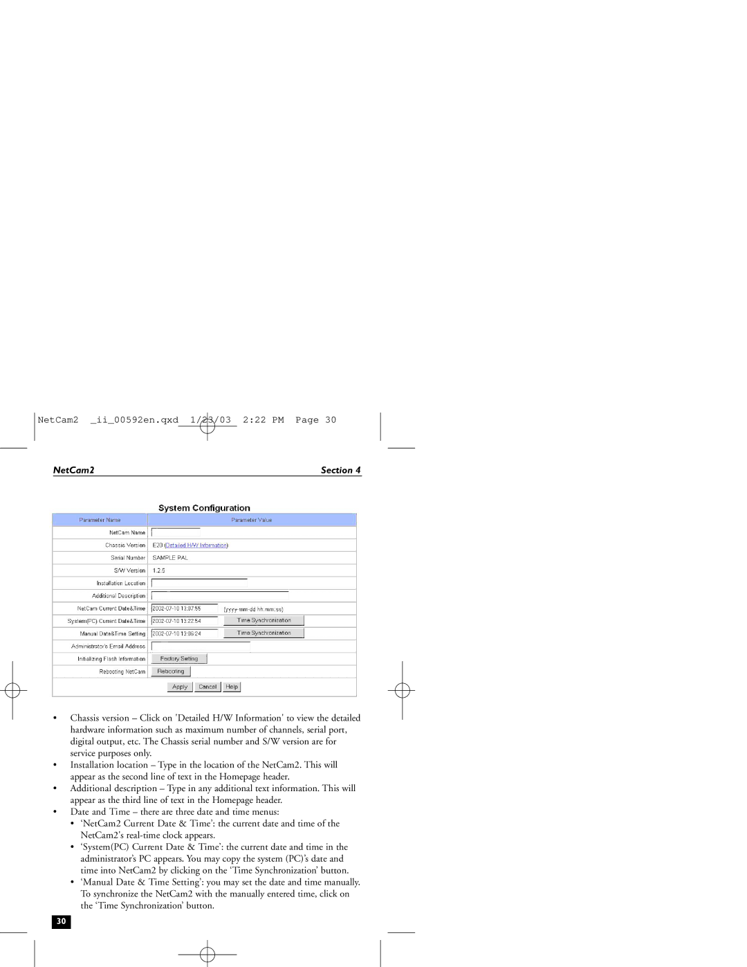 Philips installation instructions NetCam2 