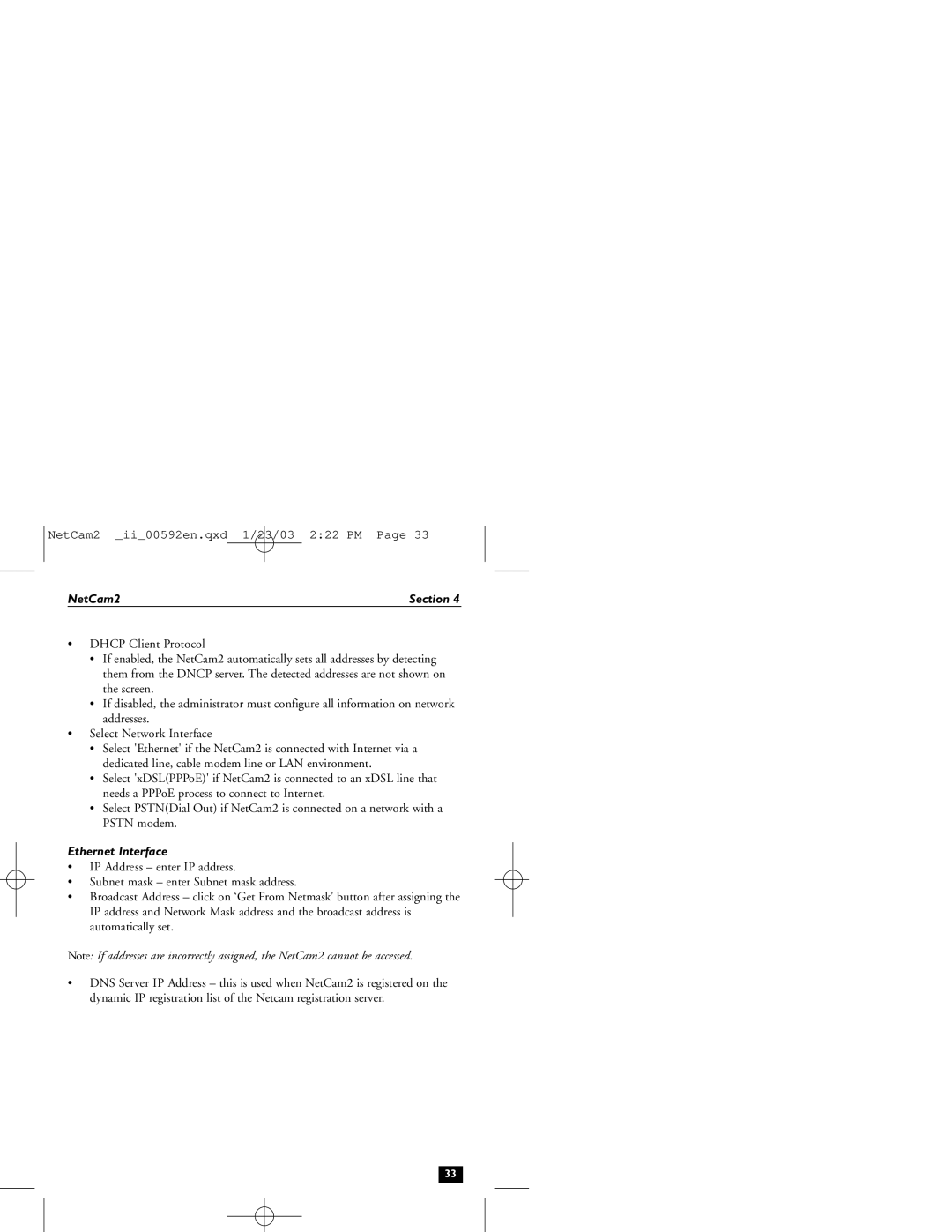 Philips 2 installation instructions Ethernet Interface 