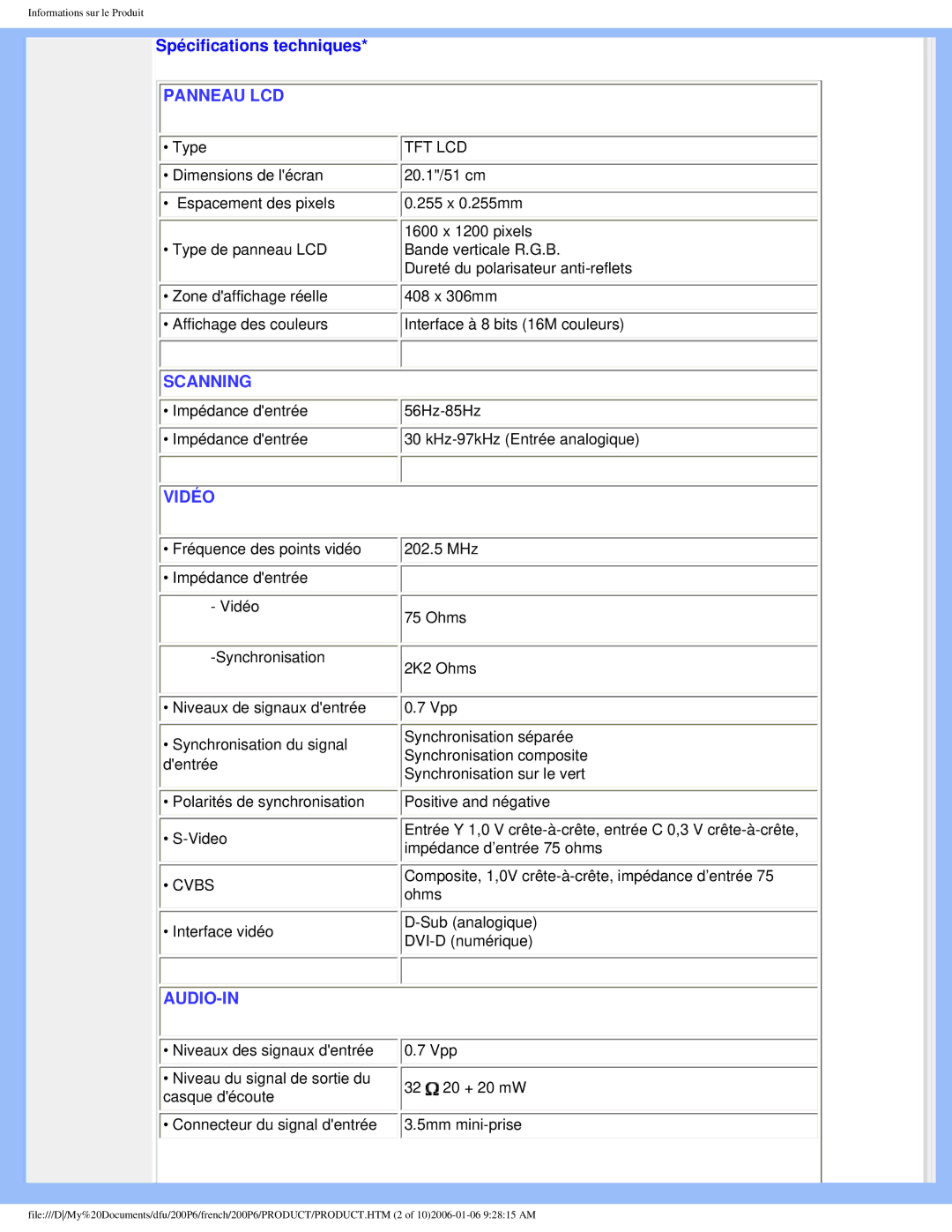 Philips 200P6 user manual Scanning 