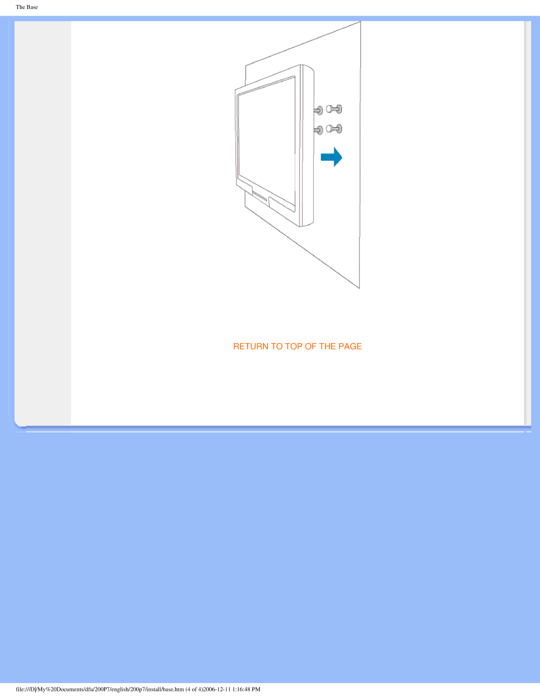 Philips 200p7 user manual Return to TOP 