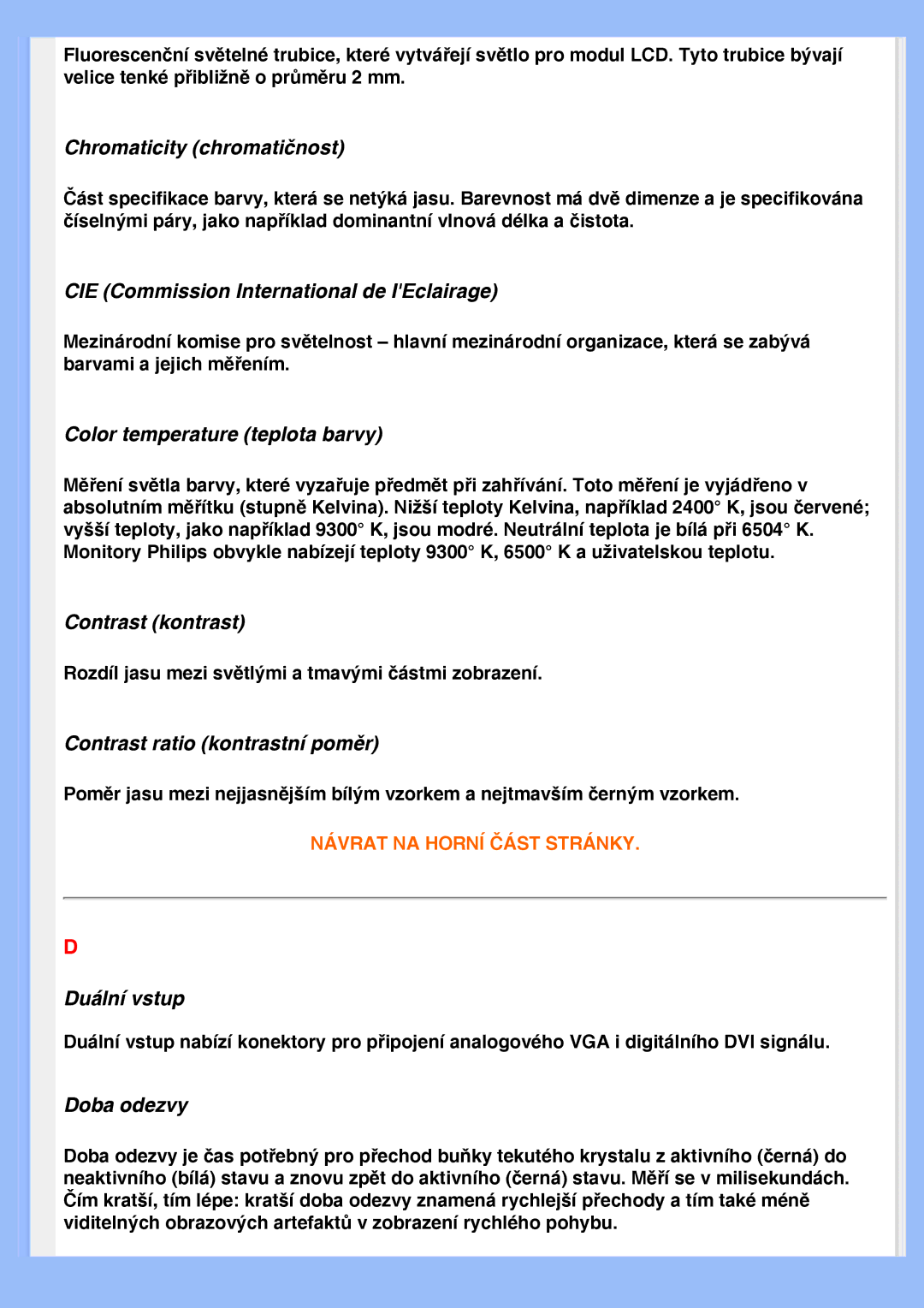 Philips 200VW8 user manual Contrast kontrast 