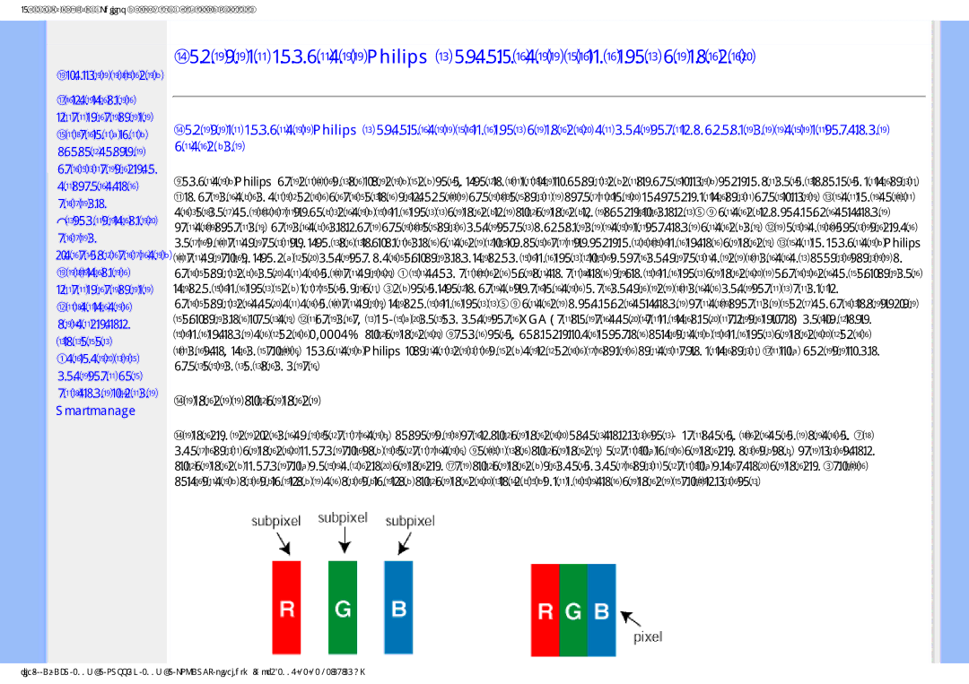 Philips 200WB7 manual Ɉɨɥɢɬɢɤɚɤɨɦɩɚɧɢɢ3KLOLSVɜɨɬɧɨɲɟɧɢɢɞɟɮɟɤɬɨɜɩɢɤɫɟɥɟɣ 