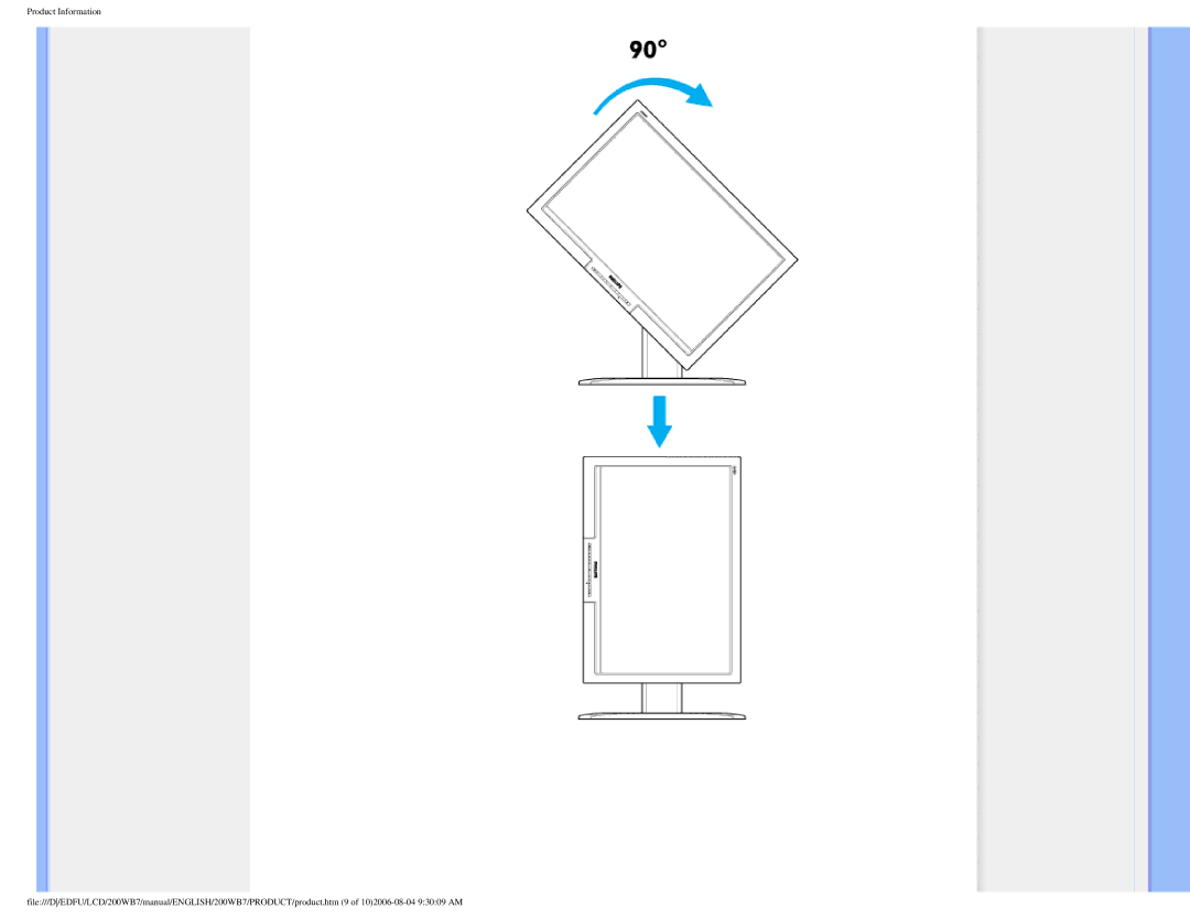 Philips 200WB7 user manual 