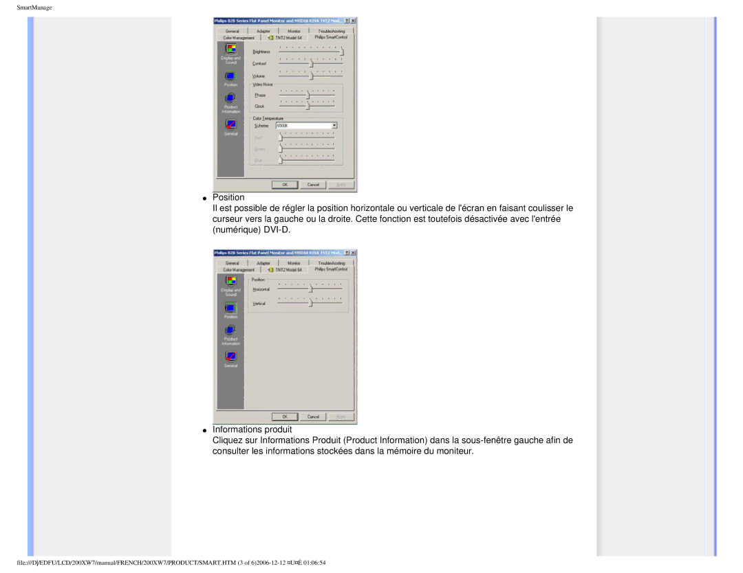 Philips 200WX7 user manual SmartManage 