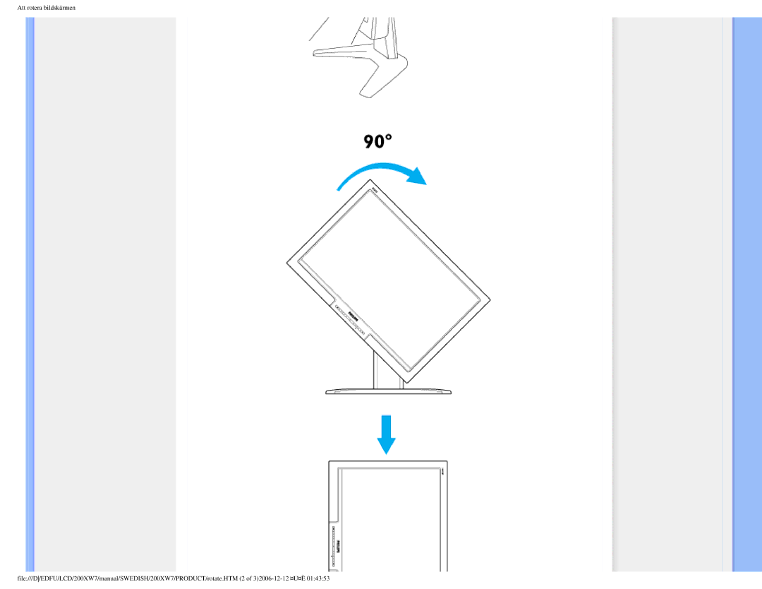 Philips 200XW7 user manual 