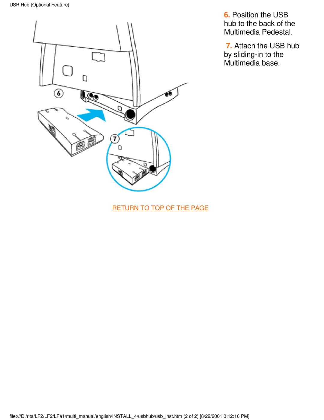 Philips 201B user manual Return to TOP 