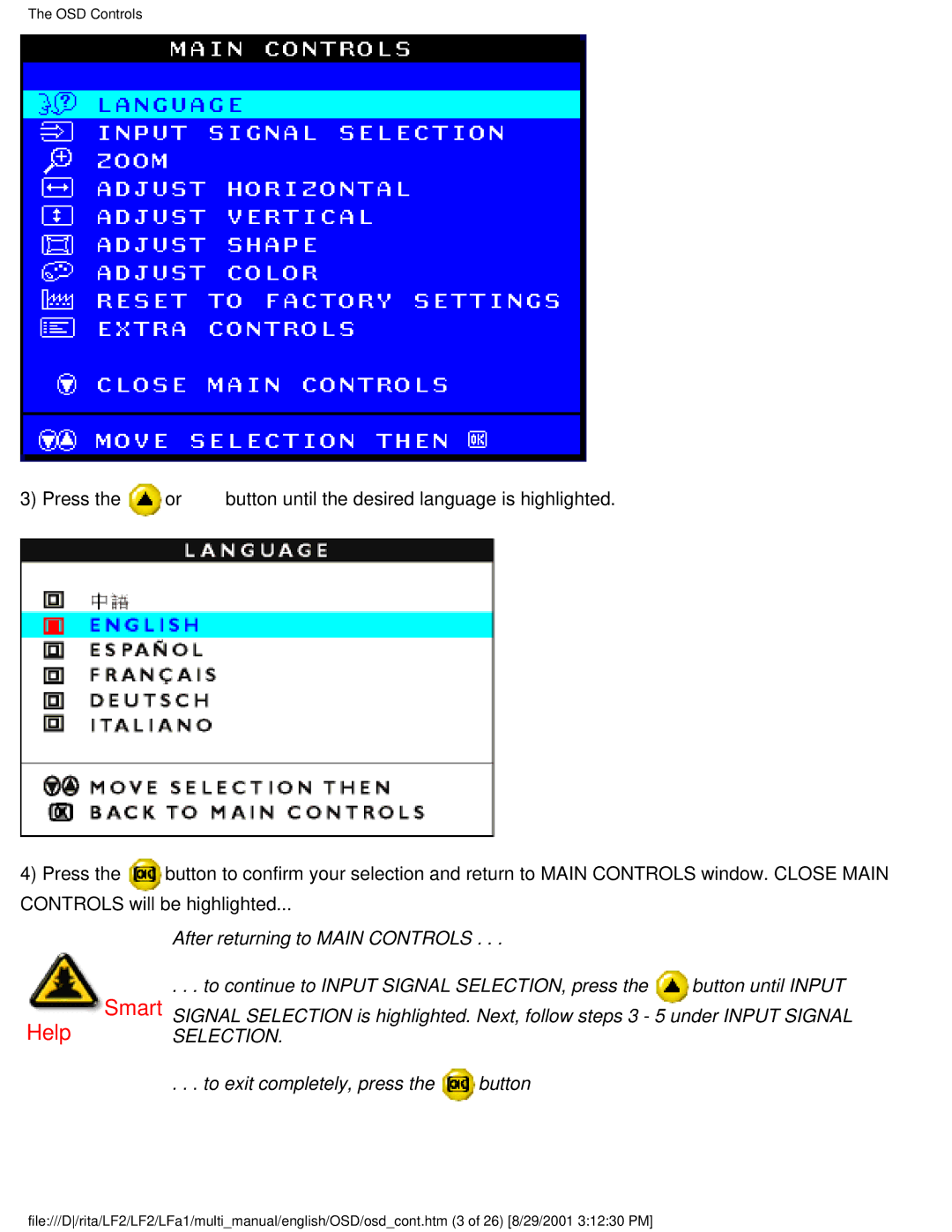 Philips 201B user manual Smart 