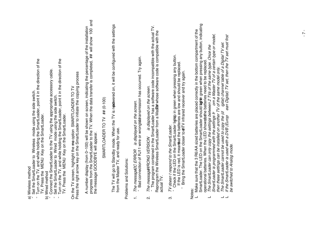 Philips 20/26/32HF5335D manual Problems and Solutions 