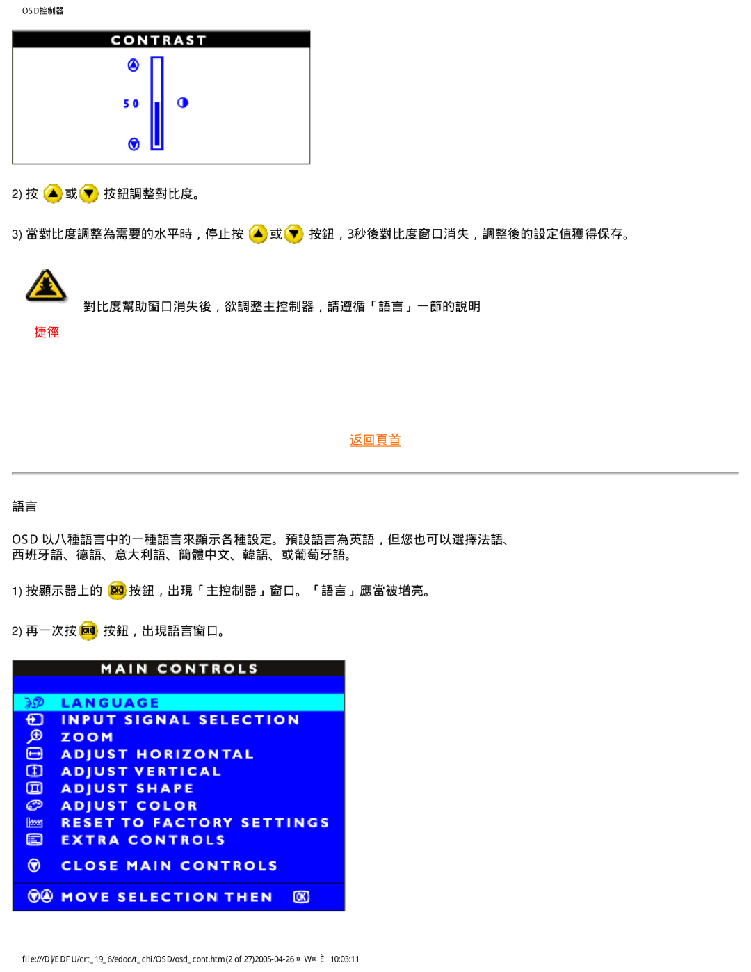 Philips 202P manual 返回頁首 