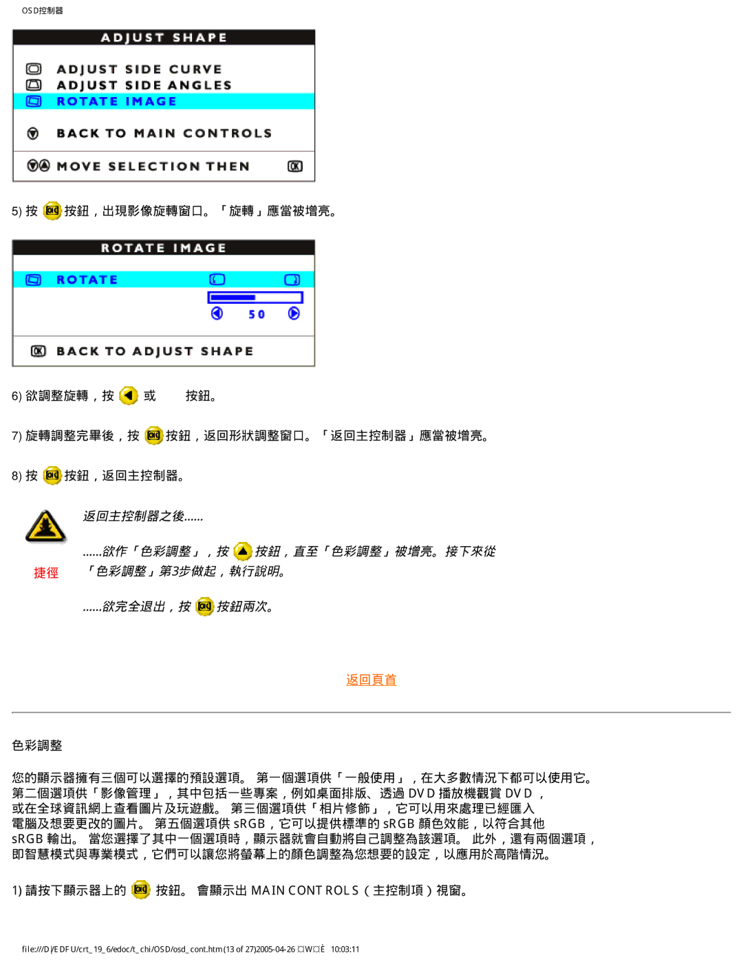 Philips 202P manual 返回頁首 