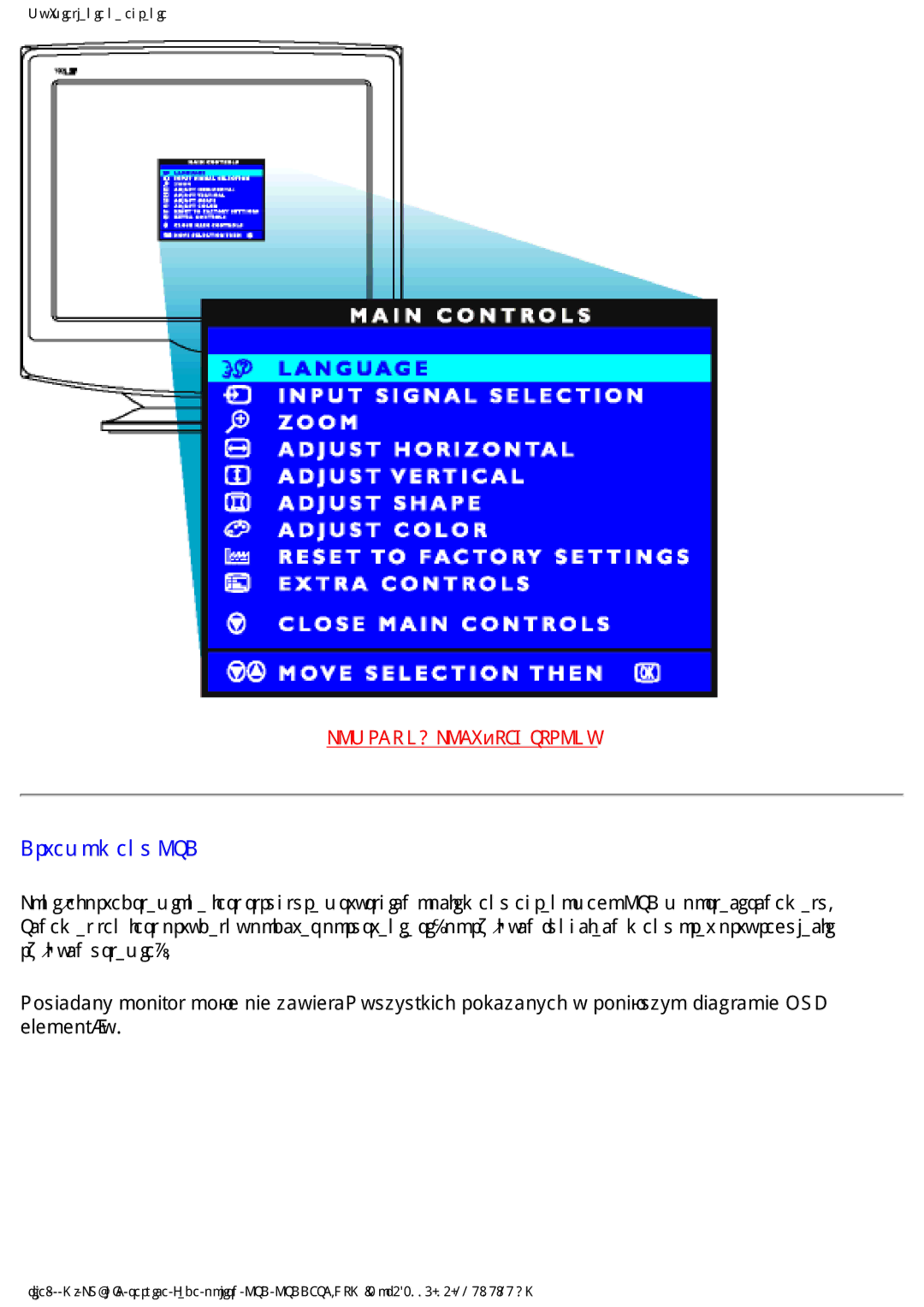 Philips 202P4 manual SFXPNFOV04% 