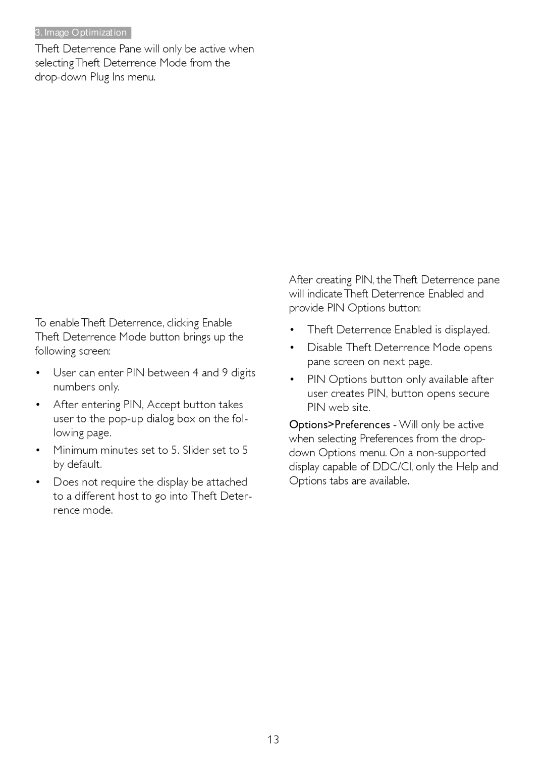 Philips 209CL2 user manual Image Optimization 