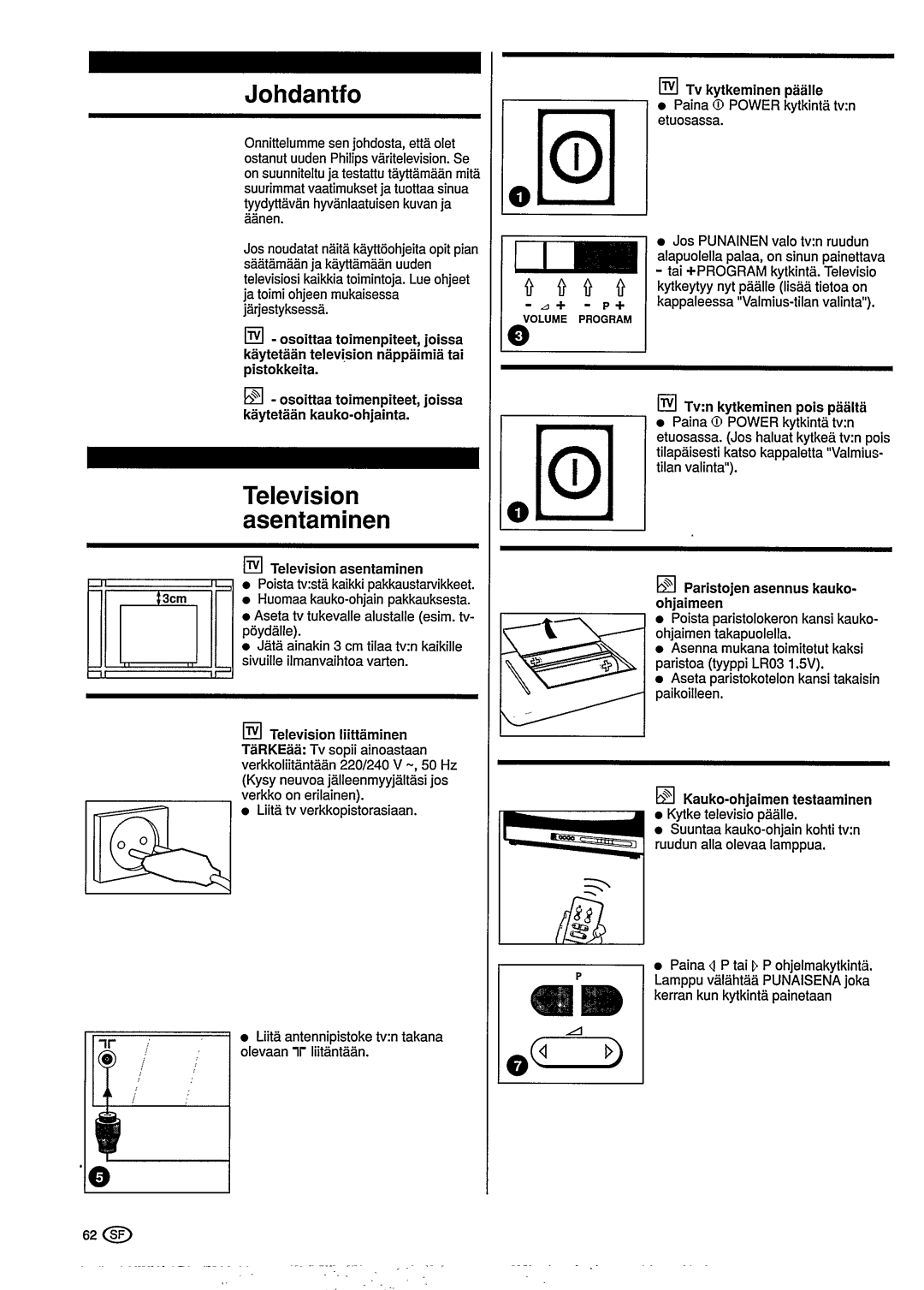 Philips 20GR1250, 21GR1251 manual 