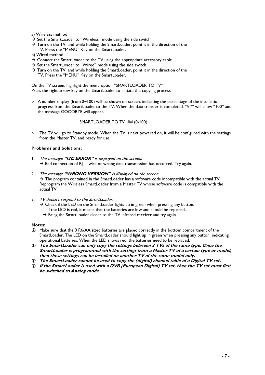 Philips 20HF5335D, 26HF5335D manual Problems and Solutions 