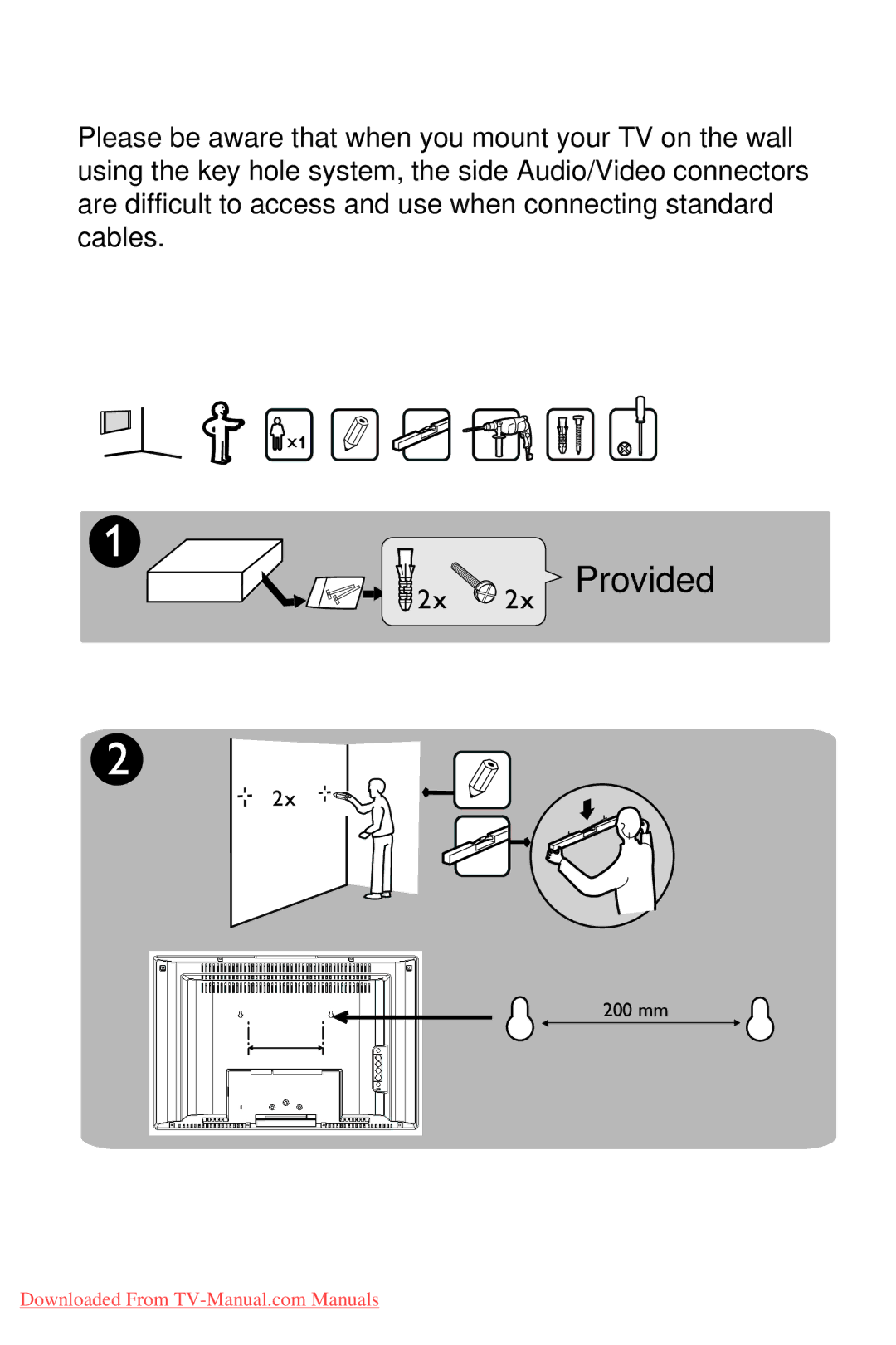 Philips 20PFL4102S, 20PFL4101S user manual Provided 