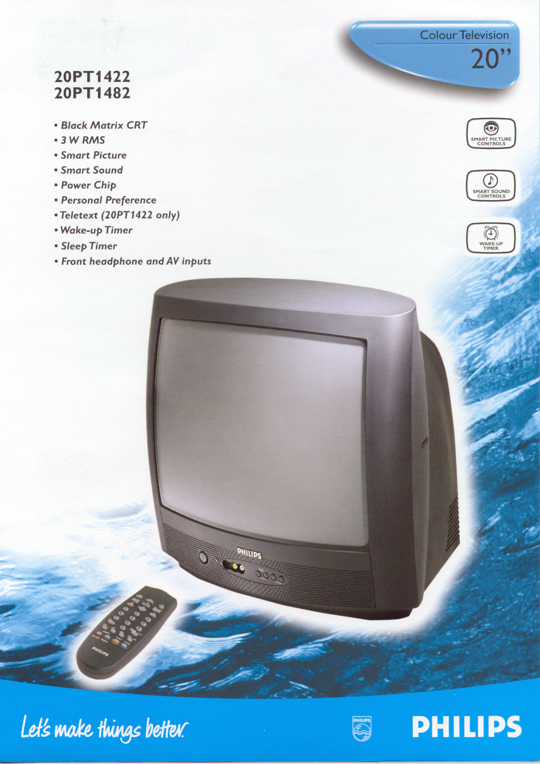 Philips 20PT1482, 20PT1422 manual 