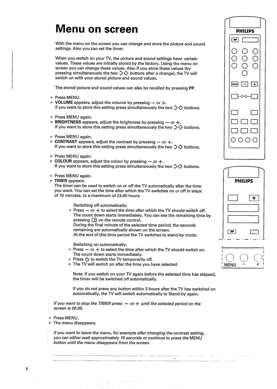 Philips 21AA3547, 21AA3537 manual 