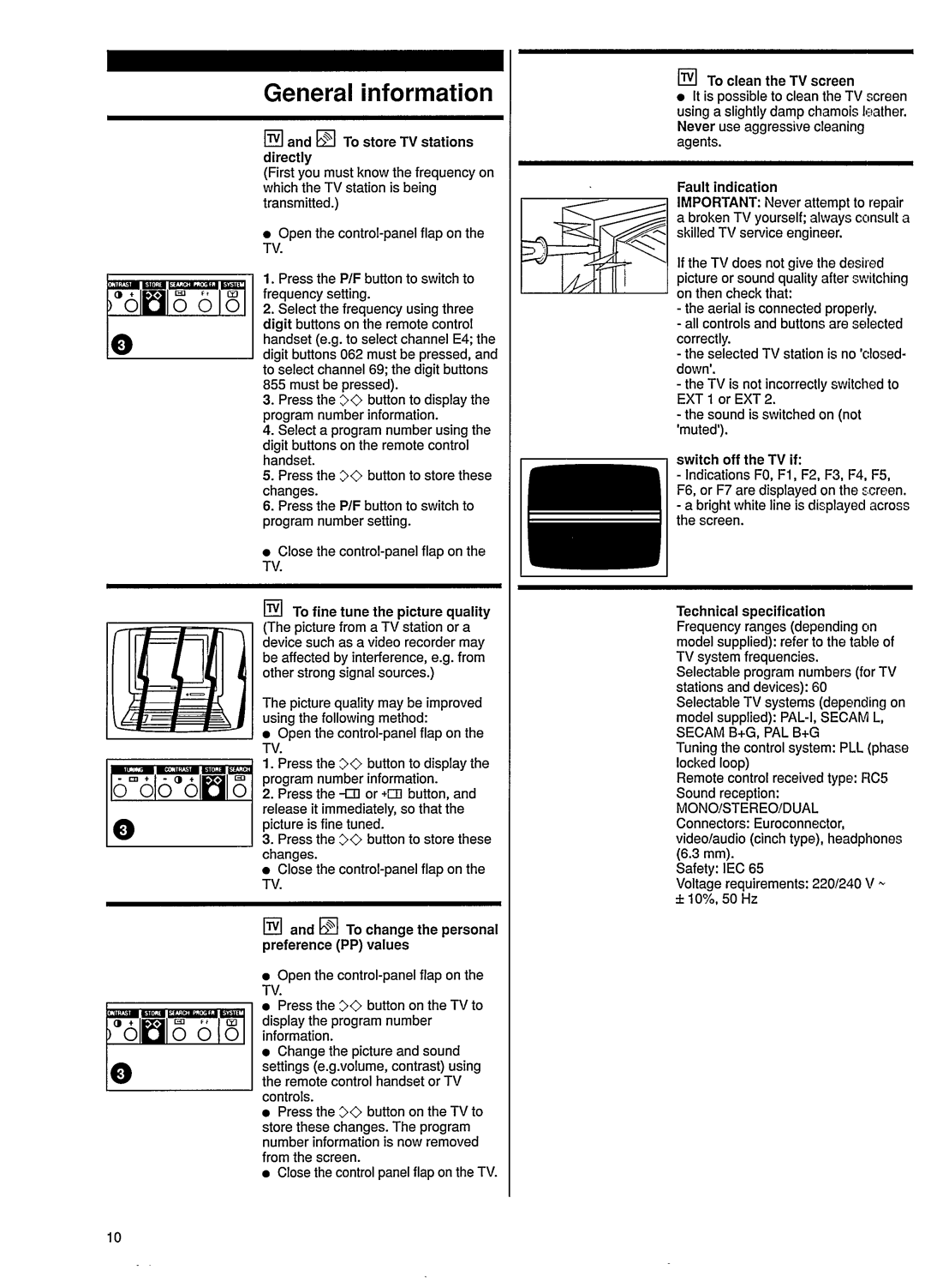 Philips 21GR5760, 21GR5670, 21GR5768, 21GR25777, 21GR5660, 21GR25770 manual 