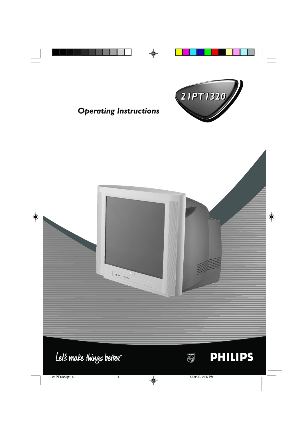 Philips 21PT1320 operating instructions 