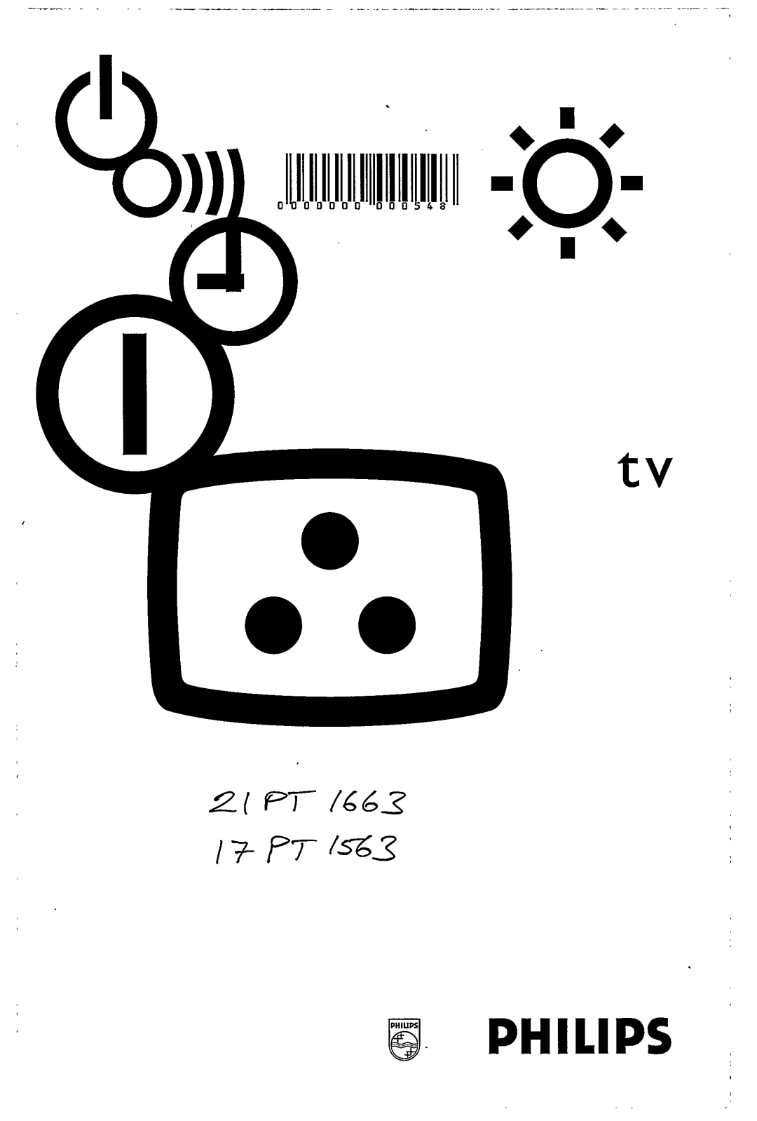 Philips 21PT1663 manual 