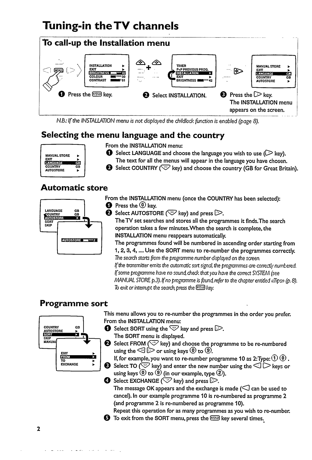 Philips 21PT1663 manual 