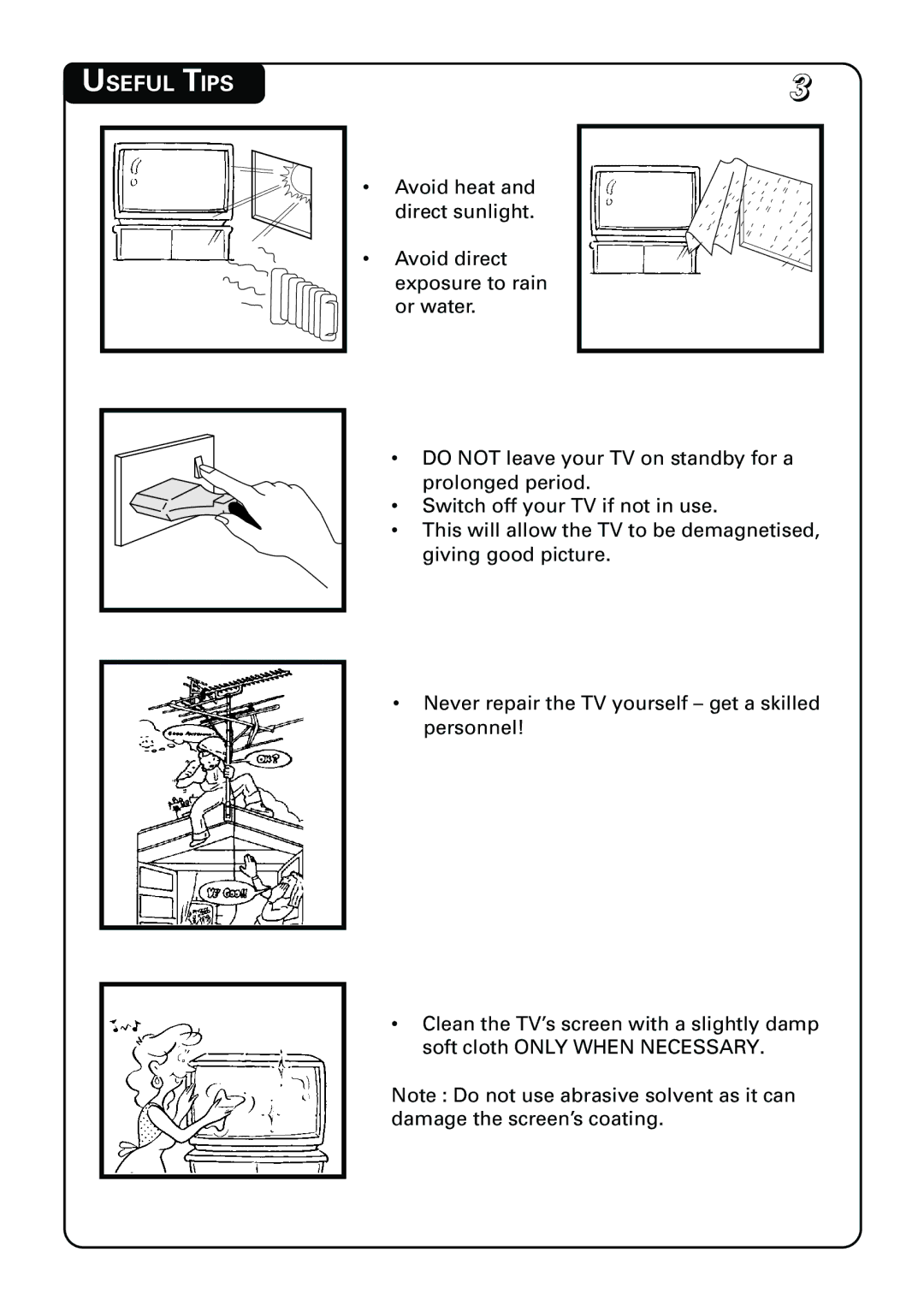 Philips 21PT3952 manual Useful Tips 