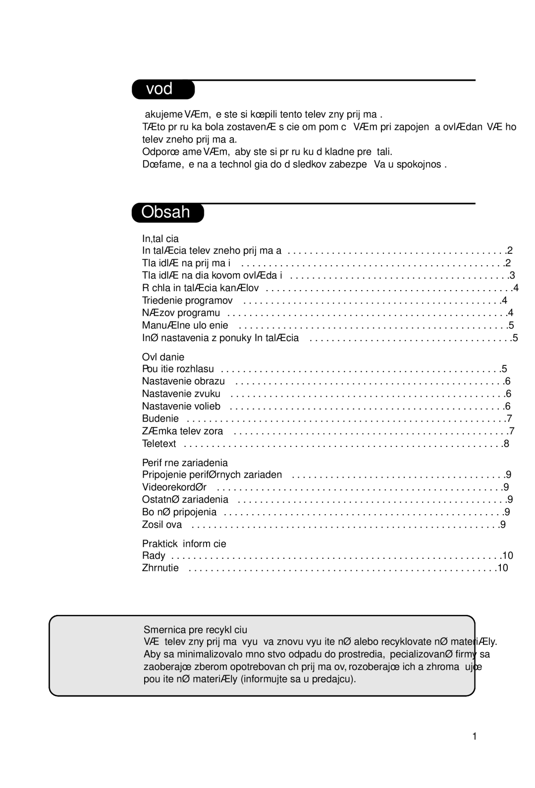 Philips 21PT4457/58 manual Úvod 