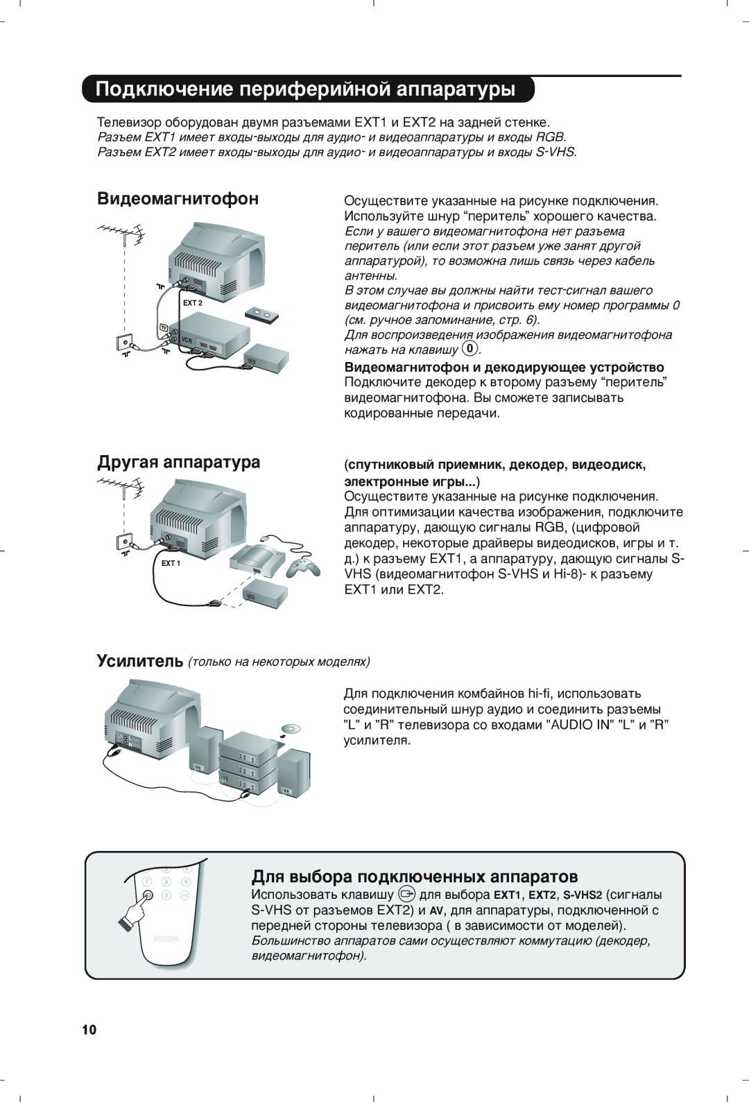 Philips 21PT5408/01 manual Èó‰Íî˛˜Âìëâ Ôâëùâëèìóè ‡Ôô‡‡Úû˚, Çë‰Âóï‡„Ìëúóùóì 