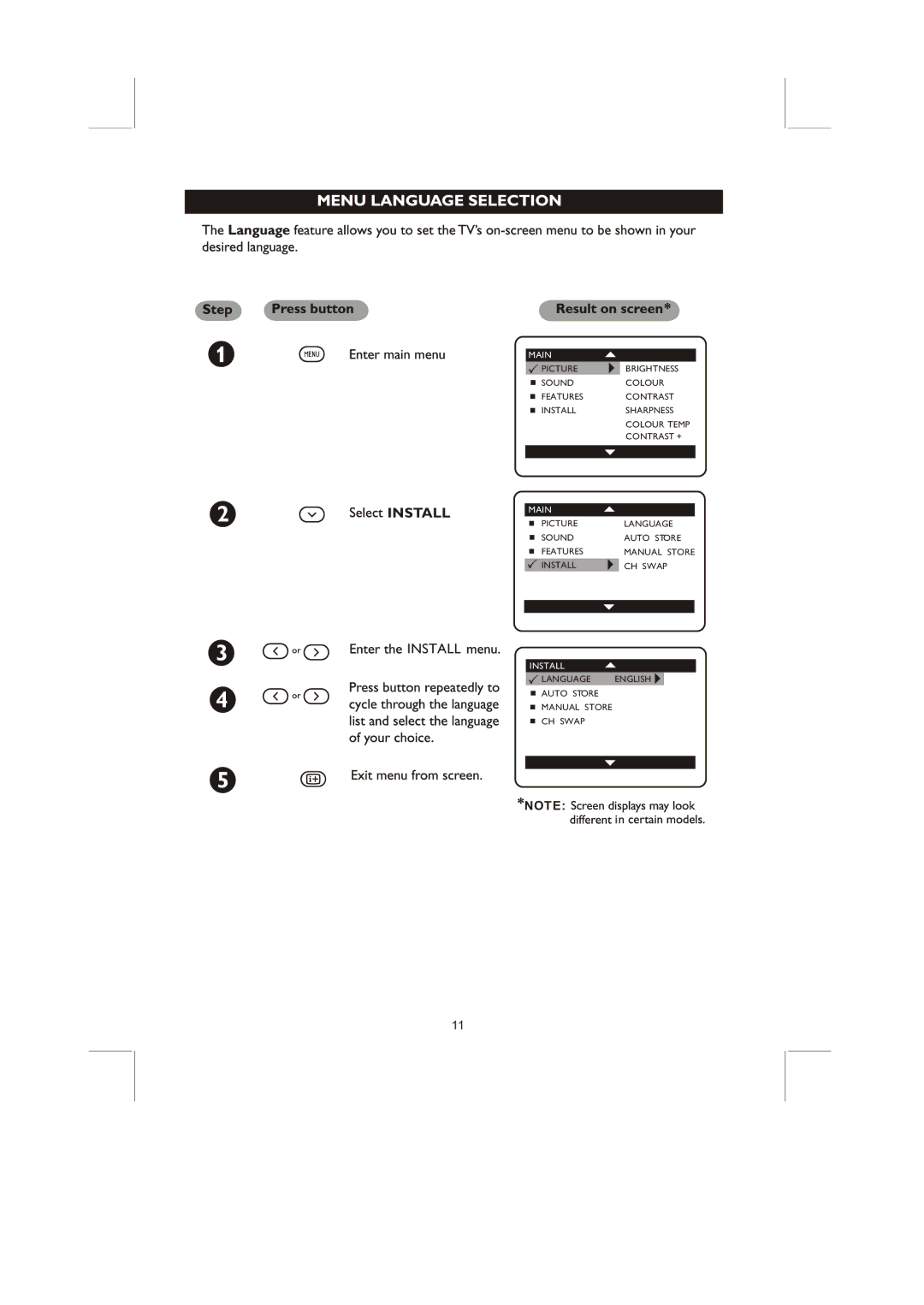 Philips 21PT8867/94, 21PT5547/94, 21PT5437/94 user manual Install 