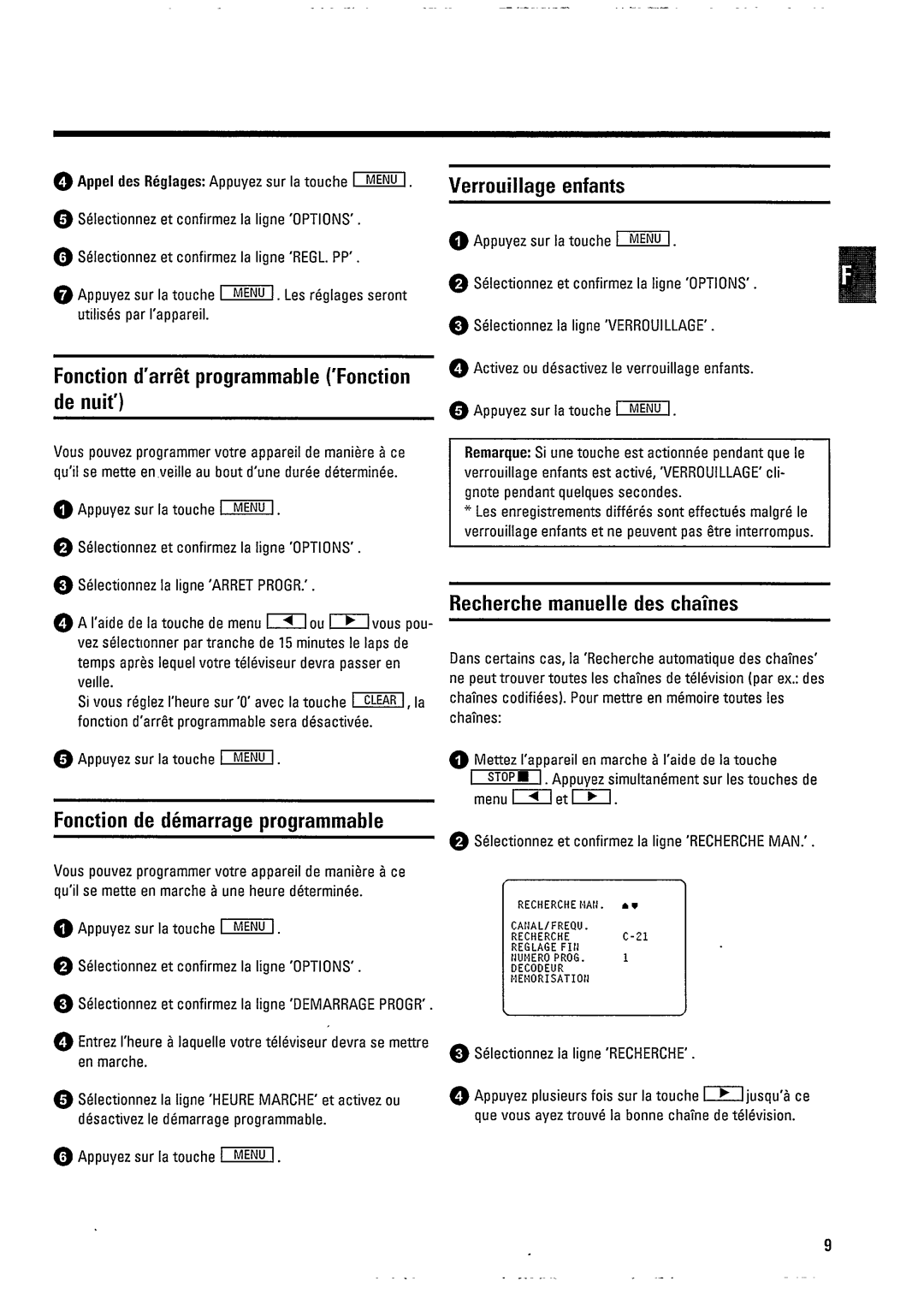 Philips 21PV 288 manual 