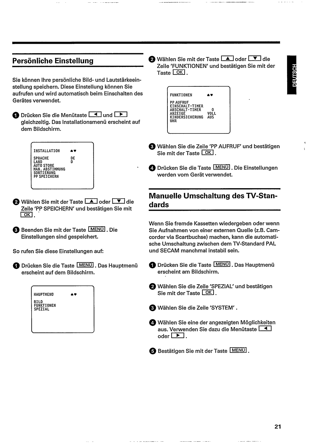 Philips 21PV267 manual 