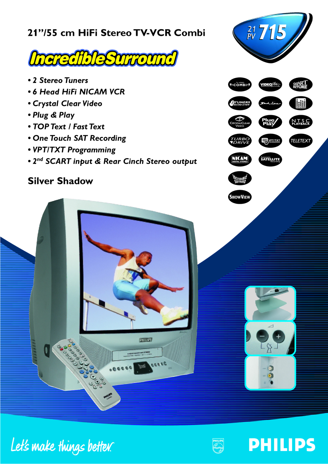 Philips 21PV715 manual Silver Shadow 