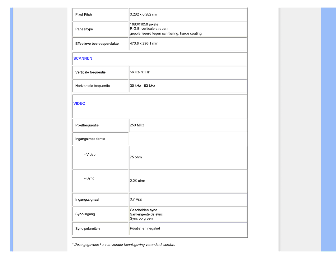 Philips 220CW8 user manual Scannen 