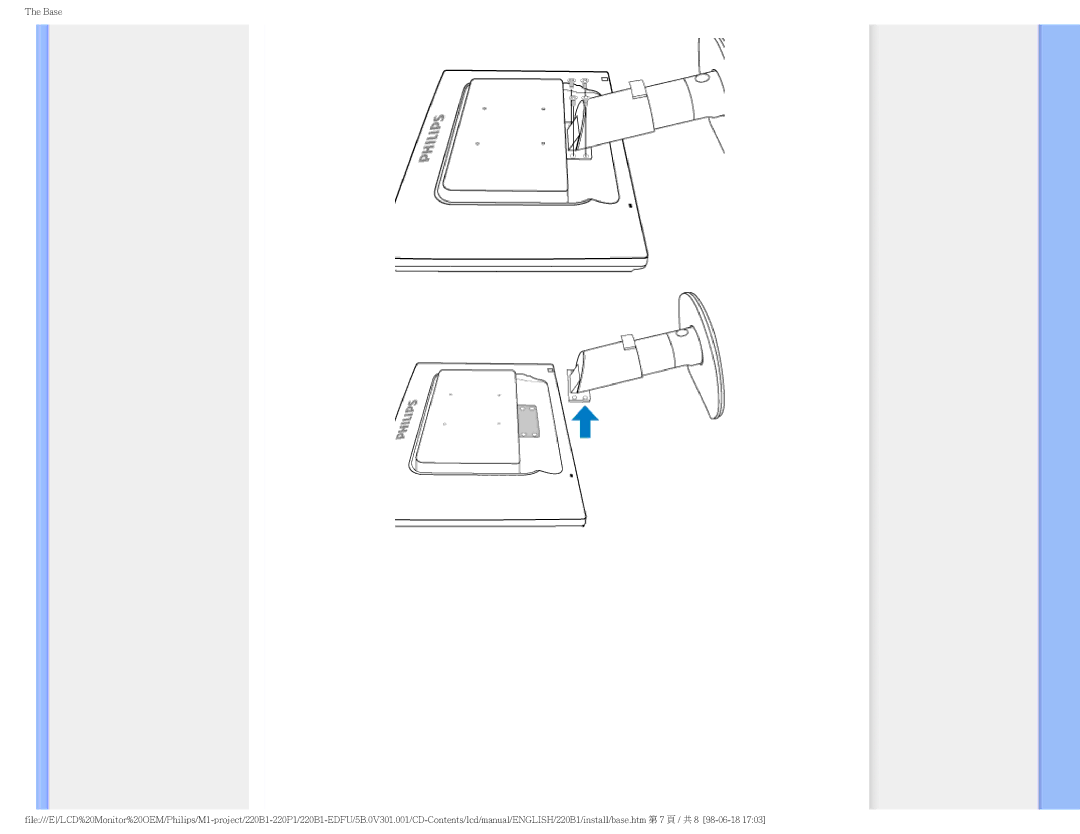 Philips 220B1CB/00, 220PI, 220BI user manual 