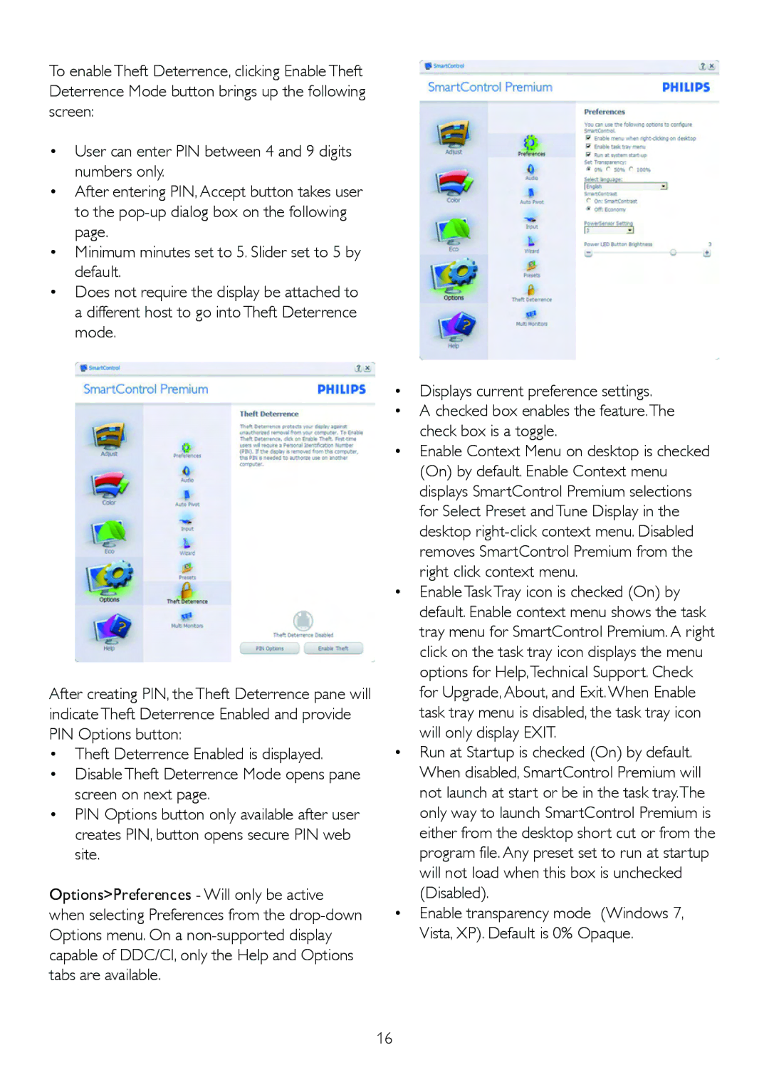 Philips 220S2plus user manual Run at Startup is checked On by default 